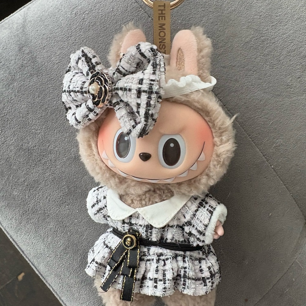 Authentic Labubu with Chanel outfit